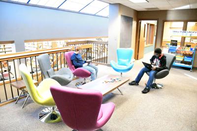 image of teen area at the Sibley Library