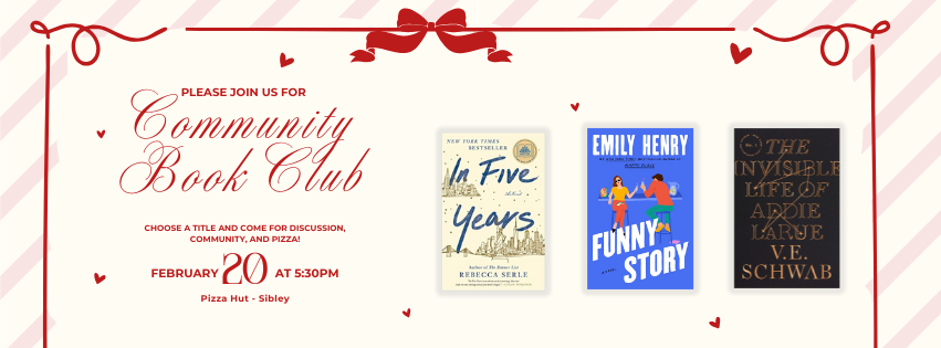 #SibleyReads upcoming February event banner image