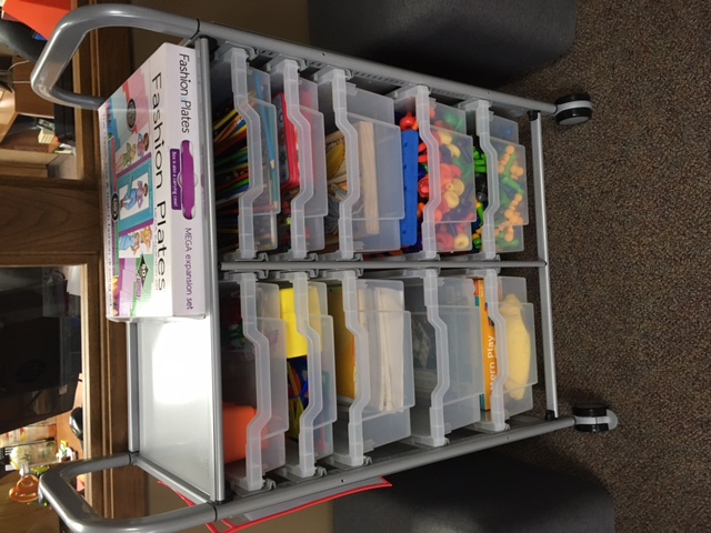 image of makerspace cart